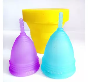 Менструальные чаши S и L с контейнером для стерилизации и дезинфекции