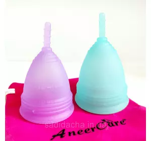 Менструальные чаши набор из двух кап (S и L) с мешочком для хранения