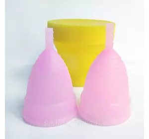 Менструальные чаши S и L с контейнером для стерилизации и дезинфекции